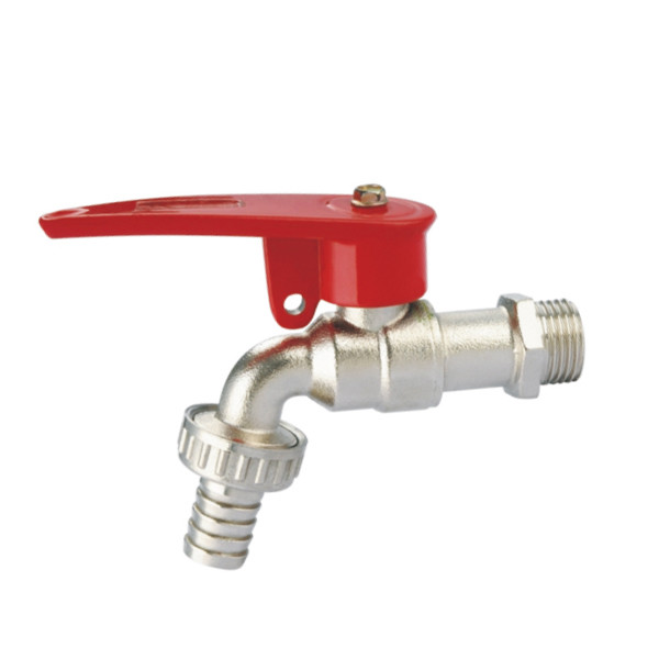 Buy Ball Bib Cock With Lock Handle Brass Ball Bibcock Valve at wholesale prices