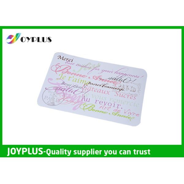 Buy Kitchen Plastic Dining Table Placemats Customized Size / Color Available at wholesale prices