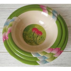 OEM ODM Round Melamine Soup Plate with Customized Logo Acceptable