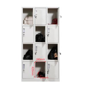 Quality Assembled 12 Door Multi Function Locker With Vent Hole for sale