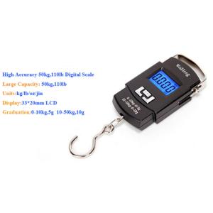 Flexible Handle Hanging Gram Scale , Blue Backlit Hanging Weight Scale