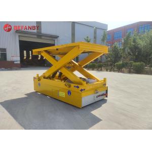 China Steerable Trackless 30t Scissor Lift Transfer Cart on sale