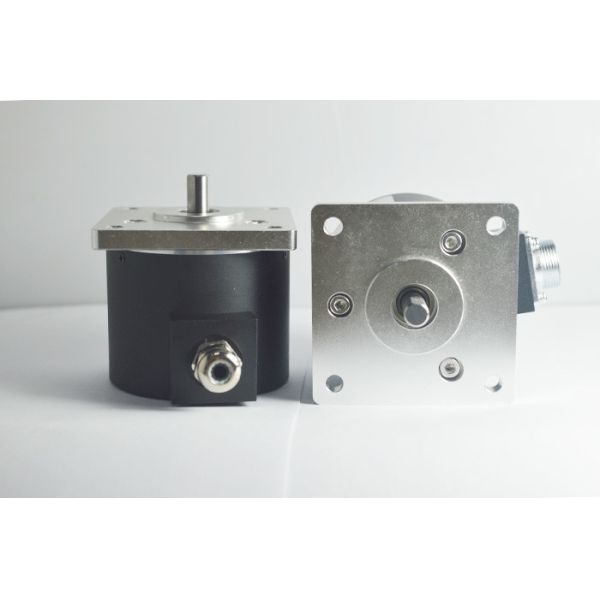 3600 Resolution Optical Sensor Encoder , S65F Rotary Shaft Encoder Thickness 58