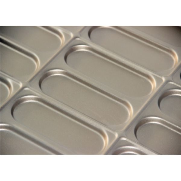 PTFE Non Stick 670x511x40mm Hot Dog Bun Baking Pan
