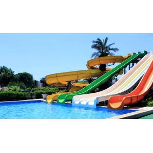 Outdoor Commercial Swimming Pool Design Amusement Water Slide Set