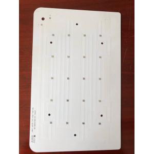 Quality LED Light Single Side Aluminium PCB Board With Pure White Solder Mask for sale