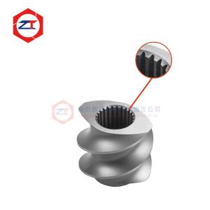Quality PTFE-Coated Twin Screw Elements Low Material Buildup 35-60mm Modular Design Ra 0.4μM Finish, FDA Food-Grade Optional 35-60mm Modular Design Ra 0.4μM for sale