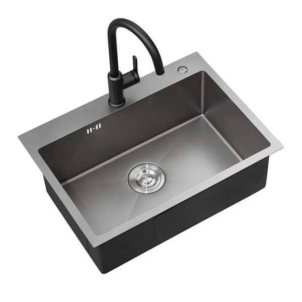 Buy ASC31N6201F Deep Basin Stainless Steel Sink 600x430mm Single Bowl at wholesale prices