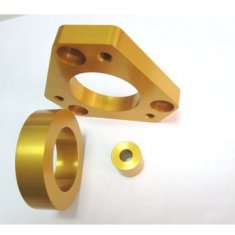 6061T, 7075T, Orange aluminum polishing CNC Custom Machining