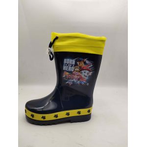 Customized Logo Youth Gumboots PVC Material Childrens Rain Boots