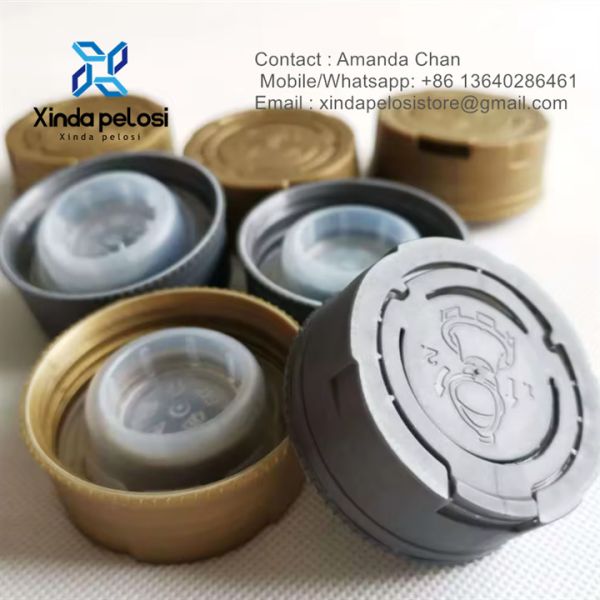 Low Cost Effective Customized PP Sauce Dispensing Plastic Squeeze Bottle Closure With Silicone Valve