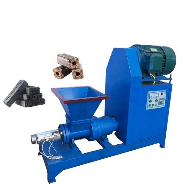 Buy Ce Coal Briquetting Extruder Coconut Shell Sawdust Charcoal Briquette Machine at wholesale prices