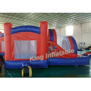 Spider-man Funny Inflatable Jumping Bouncy Castle Outdoor Red with 0.55mm PVC