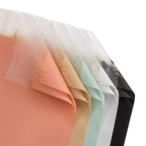 Valentine's Day Heartbeat Jelly Film Bouquet Wrapping Paper Waterproof Matte