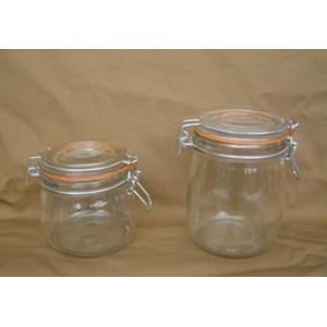 Quality 400ml glass jars with screw cap for honey for sale