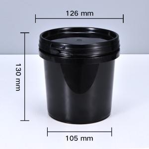 1L Capacity Plastic Bucket Made of Impact Resistant PP Material with Airtight