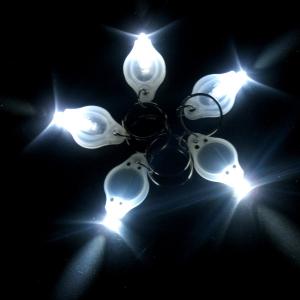 Quality Ultra Bright Small Keychain Flashlight , LED Keyring Torch 10.3g Light Weight for sale