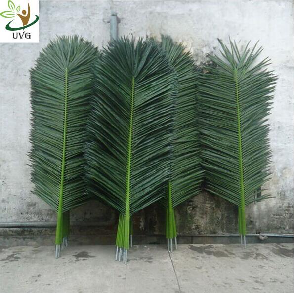 UVG Palm tree leaves artificial with fabric leaves for home garden decoration PTR014