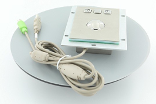 Waterproof 304 Stainless Steel Pointing Device Industrial Mechanical Trackball