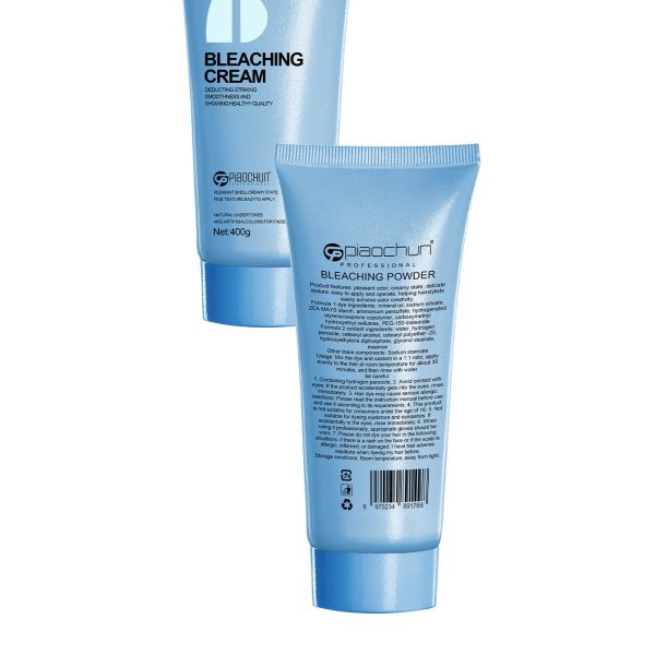 Factory Supply Low-Damage Effective Permanent Hair Bleaching Cream with Peroxide Developer Hair Color Product