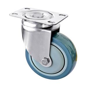 Medium Duty Stainless Steel Casters 75mm 100mm 125mm Diameter