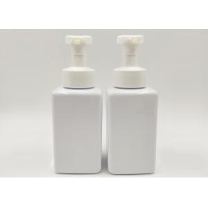250ml Foam Pump PET Cosmetic Bottle Square Shape 32 / 28mm Sealing Type