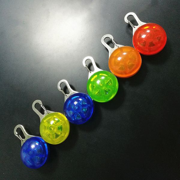 Pet Pendant LED Flash Dog Training Collar Bite Resistant Metal Buckle