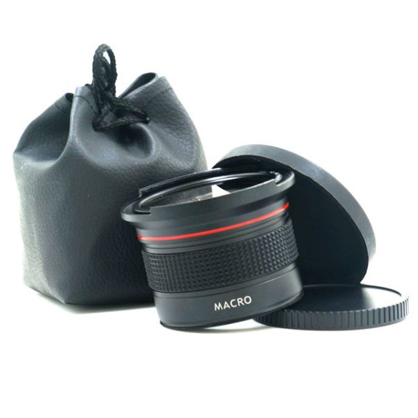 72mm Universal Clip Super Fisheye Lens Aluminum Full Frame Fisheye Lens