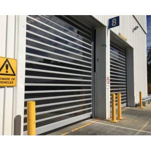 Quality Fast Closing Rapid Insulated Safe Aluminum Transparent High Speed Spiral Door With 0.8m/s Closing Speed And 220V/50HZ Power Supply for sale