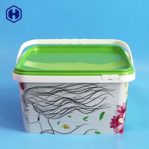 Mood Cake 93OZ IML Plastic Containes With Handle