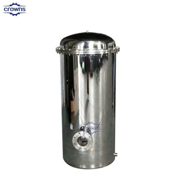 Stainless steel 40 inch 5 micron pp cartridge multi bag filter housing cbd oil