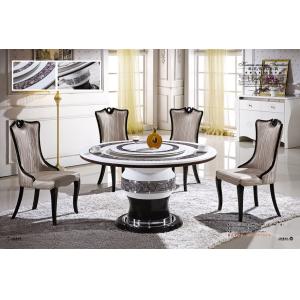 Quality 9 seater round marble dining table with Lazy Susan for sale