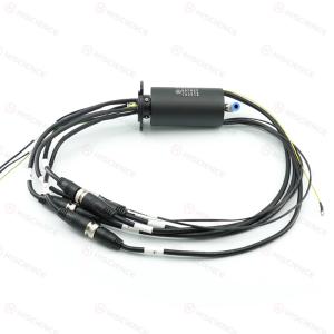 China Customizable IP51 8 Circuits 10 A Slip Rings for industrial equipment, Textile Machinery, Solar Panel Trackers on sale