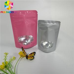 Mini Aluminum Foil Pouch Packaging Stand Up k Recyclable Candy Sugar Applied