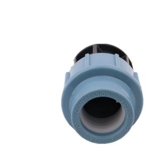 Quick Connector PP Plumbing Fittings Plastic End Cap Aaptor For Water Supply