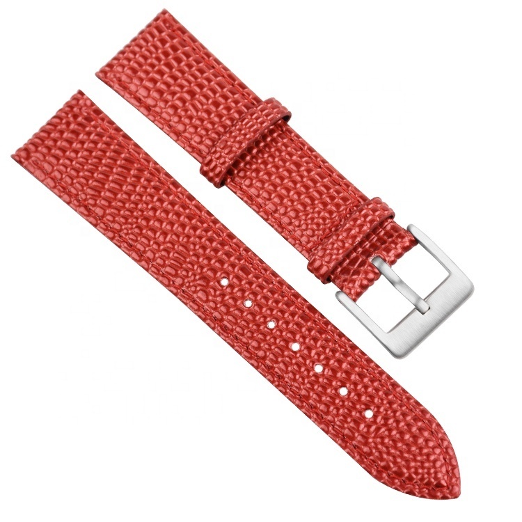 Quality Dominant Python-Patterned Genuine Leather Watch Strap for sale