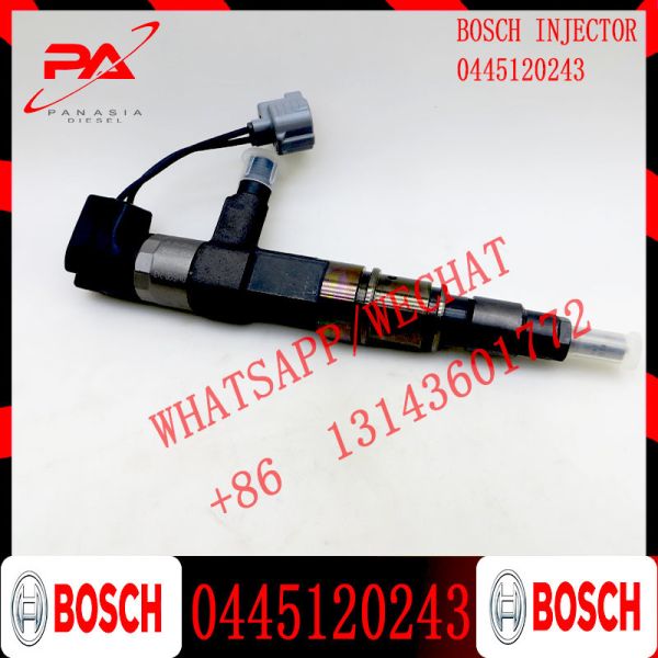 Genuine Original New Common Rail Fuel Diesel Injector 0445120243 For Hino 23670-E0490 23670E0490