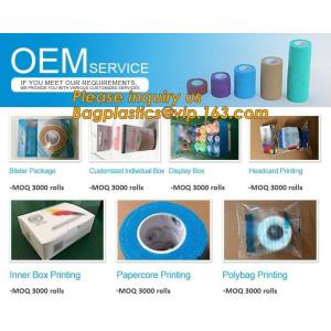 Cohesive Flexible Bandage Cotton Cohesive Bandage sports tape Mixed Color Self