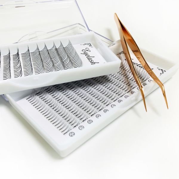 Ultra Soft Russian Volume Lashes Synthetic Fiber Material 100% handmade Craft