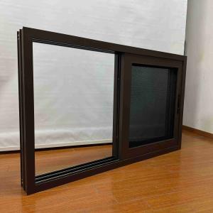 Customized Double Glazed Heat Insulation Aluminum Sliding Windows With Lockable
