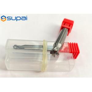 Customized TiAlN End Mills With 45° Cutting Edge Angle 55° Helix Angle