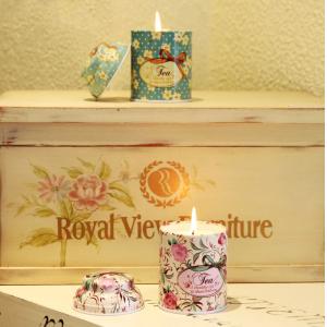 Luxury Tin Scented Candle Handmade Jar Candles