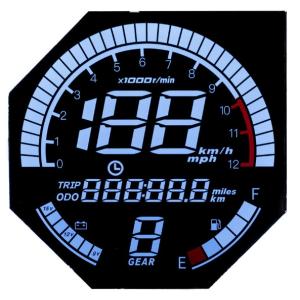 Customized Negative Transmissive 7 Segment VA LCD Display For Digital Product