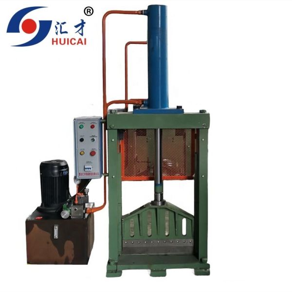 Buy 2122x1440x2509 mm Hydraulic Press Rubber Bale Cutters Single Stirp Rubber Cutter at wholesale prices