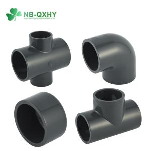 20mm to 400mm DIN Standard Pn16 PVC Fittings Connector Equal Tee Cross Tee Mould