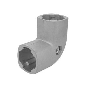 China DYJ28-A15 Connector Appearance 90 Lean Tube Aluminum Tube Joint Aluminum Angle Accessory Profile on sale