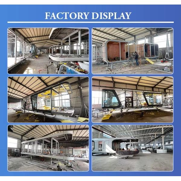 Versatile Modular Capsule House Steel Structure Prefab Capsule House Durable
