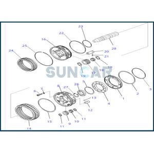 154-15-49260 1541549260 Gasket Seal Ring For Transmission KOMATSU BUlldozer
