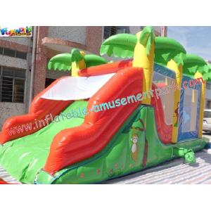 Quality Custom Large Inflatable Bouncer Slide PVC Tarpaulin With 6Lx4Wx4H Meter for sale