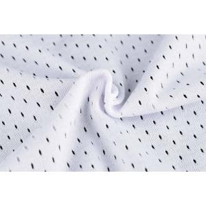 Mens Competition Clothing , Basketball Trainning Jersey Custom Logo White Black